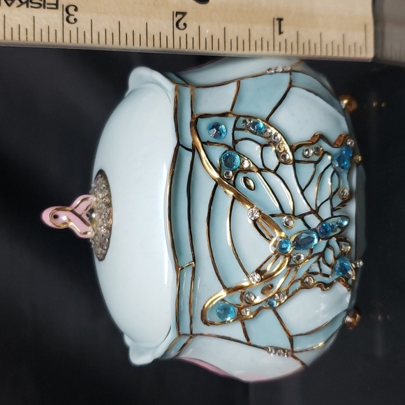 Ardleigh Elliott 2003 Wings of Faith A Promise of Hope Ceramic Music Box - Picture 7 of 9